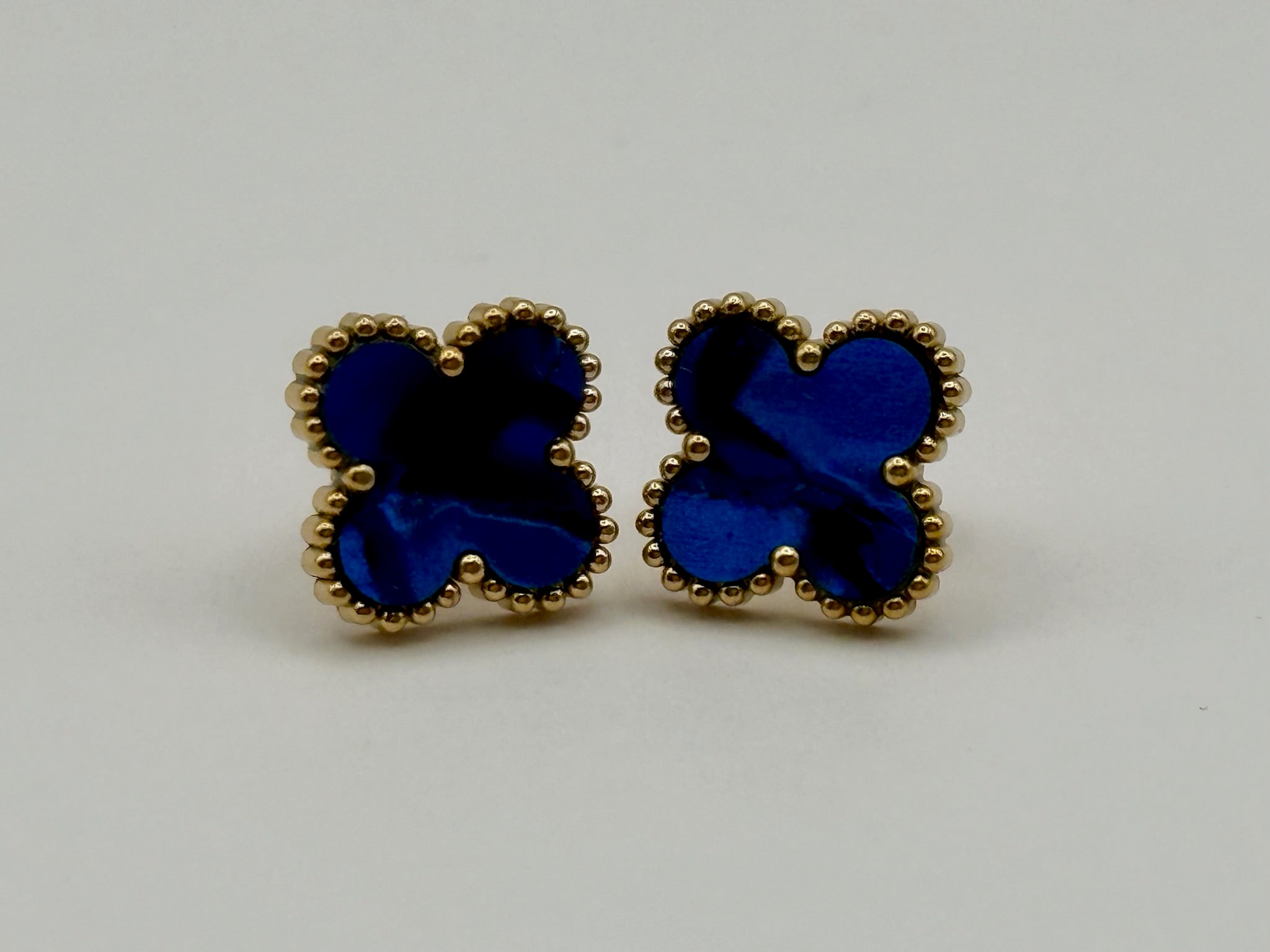 Boucles d'oreilles Puces TREFLE